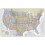 (111.8 cm x 86.4 cm) USA Classic Wall Map 1