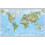 (190.5 cm x 122 cm, Hanging Bars) World Wall Map Environmental 1