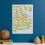 Scratch Off 92 Football Grounds Print (Silk Art Paper) 1