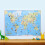 Kids Cartoon World Map (Silk Art Paper) 1