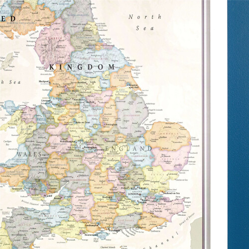 (59.4 cm x 84.1 cm, Paper Single Side Lamination) UK Classic Wall Map 1