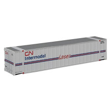Walthers Scenemaster n Scale Model of Canadian National (Laser Scheme; White Blue Red) 48 'Ribbed Side Container 949-8841