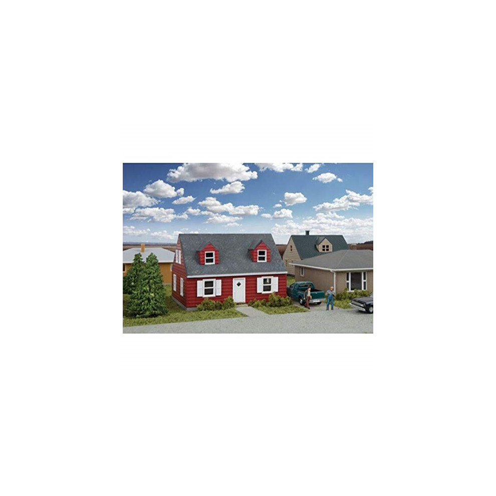 Walthers, Inc Cape Cod House Kit, 238 X 2 X 158" 6 X 5 X 41Cm