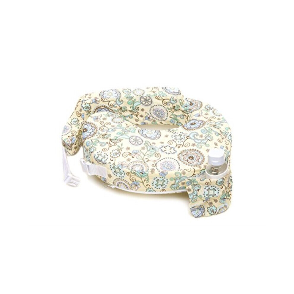 Housse de coussin d'allaitement My Brest Friend Original | Jaune/Vert | Id?al pour mamans allaitantes | Coussin non inclus