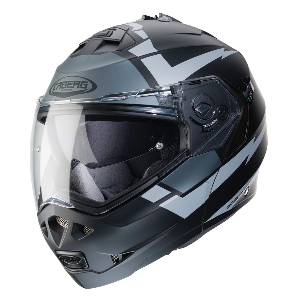 (S) Caberg Duke Ii Kito Flip Up Helmet Black / Grey Black,Grey 8002391073474
