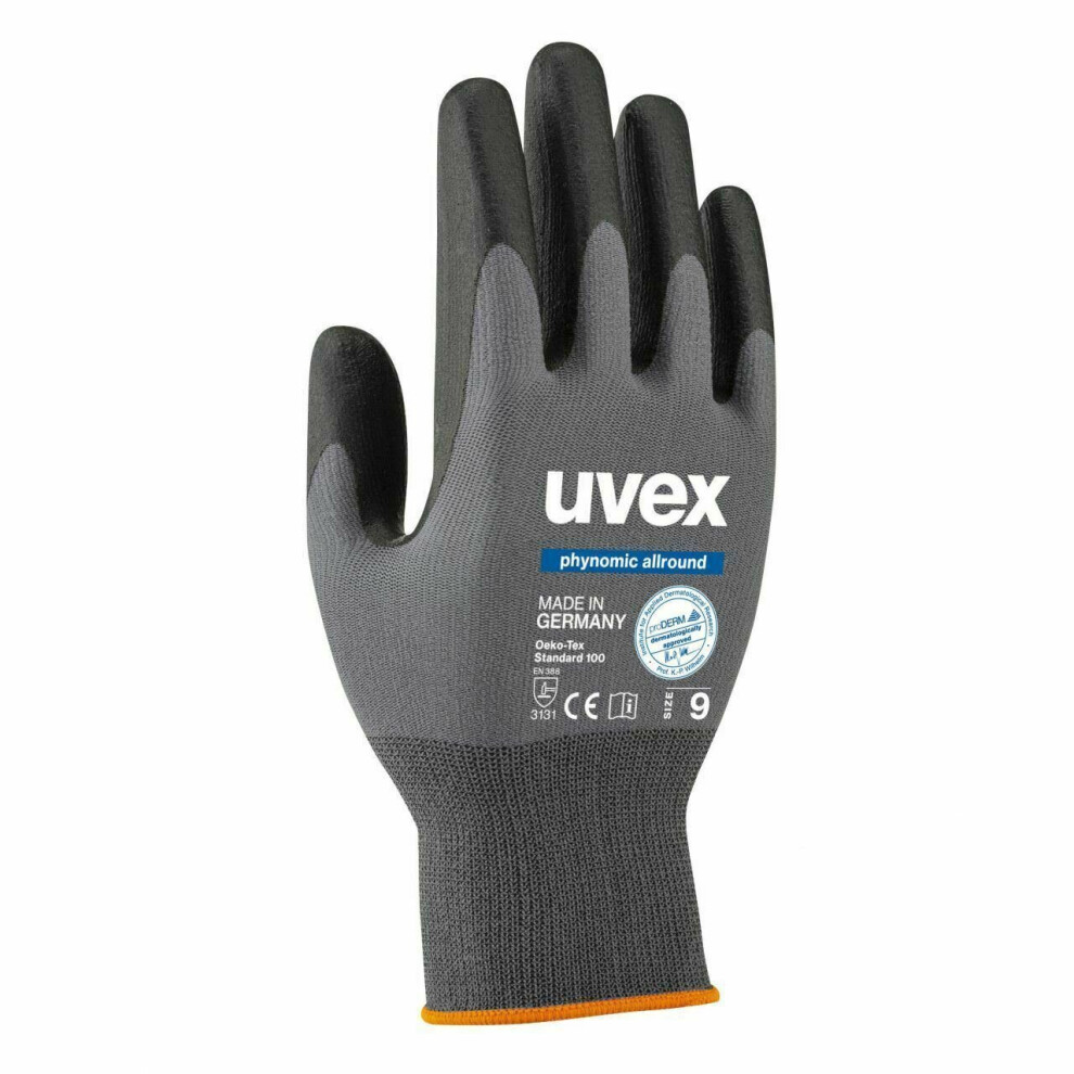 (9/Large) Uvex Safety Gloves Phynomic Allround Precision Handling Gloves