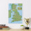 Scratch Off UK Golf Courses Print (Silk Art Paper) 1