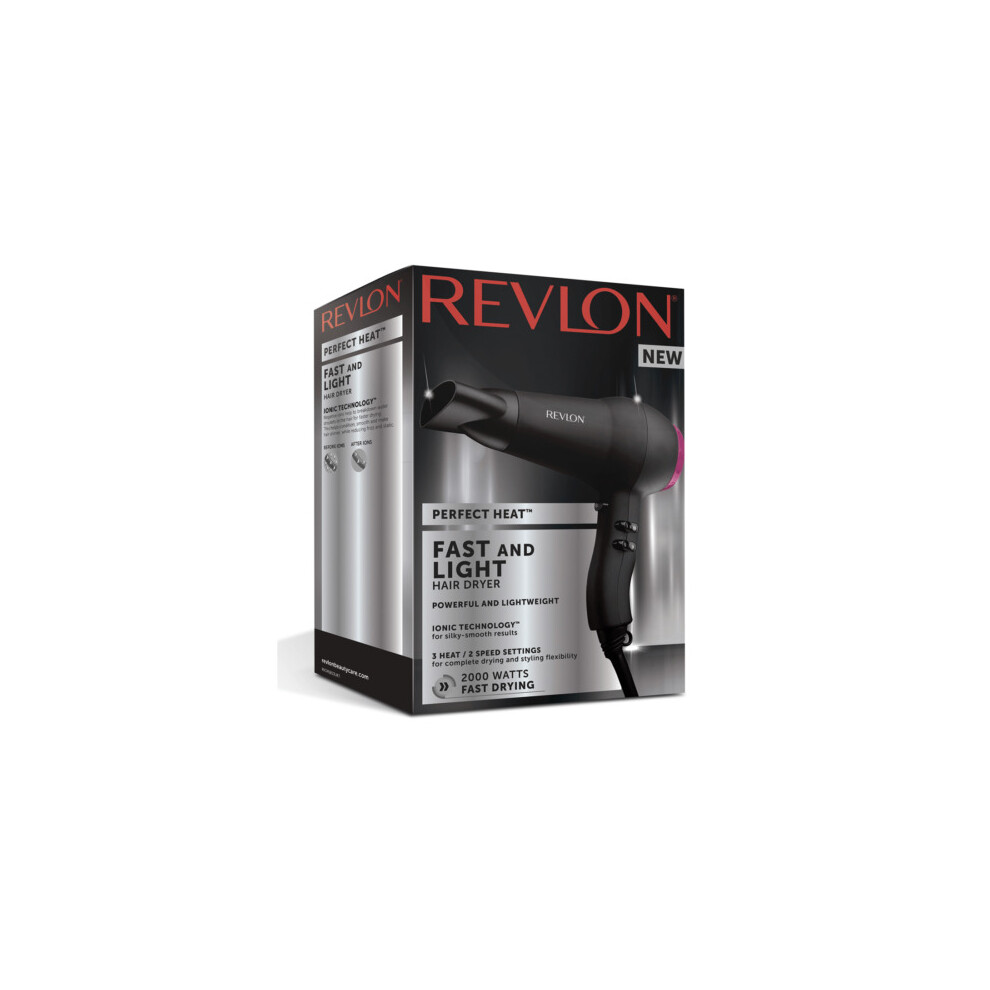 Nuovo Asciugacapelli Compatto Revlon Harmony Professional Dry & Style Per Donna, 2000 W