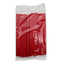 (Red, 89mm x 4mm (50 Pcs)) Plastic Lollipop Sticks - 89mm x 4mm