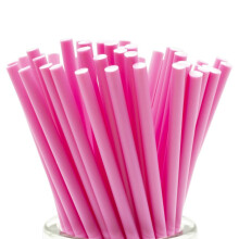 (Pink, 89mm x 4mm (1000 Pcs)) Plastic Lollipop Sticks - 89mm x 4mm