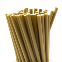 (Gold, 150mm x 4.5mm (50 Pcs)) Plastic Lollipop Sticks - 150mm x 4.5mm