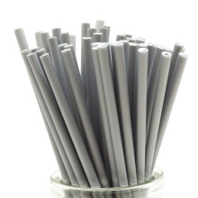 (Silver, 150mm x 4.5mm (75 Pcs)) Plastic Lollipop Sticks - 150mm x 4.5mm