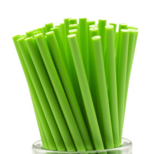 (Green, 114mm x 4mm (200 Pcs)) Plastic Lollipop Sticks - 114mm x 4mm