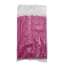 (Pink, 190mm x 4.5mm (100 Pcs)) Plastic Lollipop Sticks - 190mm x 4.5mm