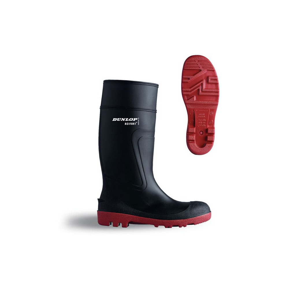 Dunlop Warwick Full Safety Wellingtons Black Size 12 - Image 6