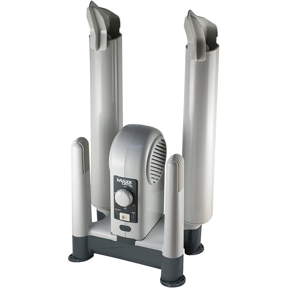 MaxxDry Heavy Duty Glove, Boot & Shoe Dryer, Odour Eliminator, Removable Extension Tubes For Longer Garments, Grey