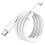 Universal USB-C to Lightning Cable 2m - Fast Charge & Data Sync for Apple Devices, Flat Durable White - 7.40442E+11 1