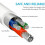 Universal USB-C to Lightning Cable 2m - Fast Charge & Data Sync for Apple Devices, Flat Durable White - 7.40442E+11 8