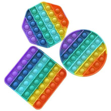 Rainbow Push Popper Toy