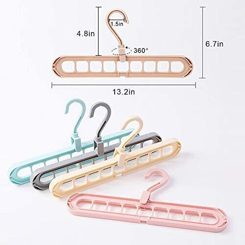 4pk Magic Space Saving Clothes Hangers 1