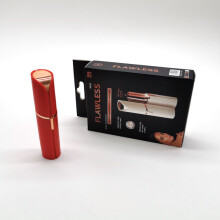 (Red) Flawless & Compact Facial Hair Trimmer LED light