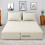(Cream, Single) Extra Deep Fitted Sheets 40cm Soft Bed Sheet Single Double King UK 1