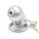 Male Chastity Device, Max Secure Cage, Silver 3