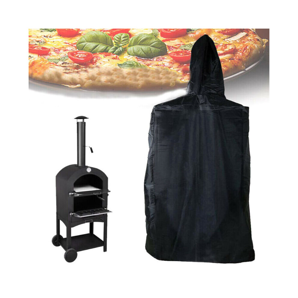 Chimney Charcoal Bread Pizza Oven BBQ Grill Protector Outdoor Waterproof Cover