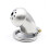 Male Chastity Device, Max Secure Cage, Silver 2
