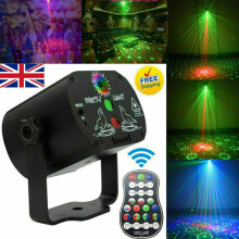 90 Patrones - Proyector Láser RGB con Iluminación LED Mini para Escenario – Luz para Discoteca, Fiesta, Club y DJ