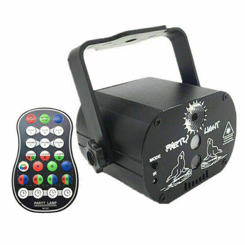 90 Pattern Mini LED Stage Lighting RGB Laser Projector Disco Party Club DJ Light 1
