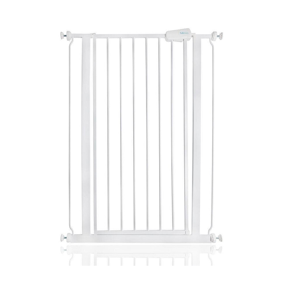 (White, 75cm - 82.6cm) Safetots Extra Tall Pressure Fit Gate