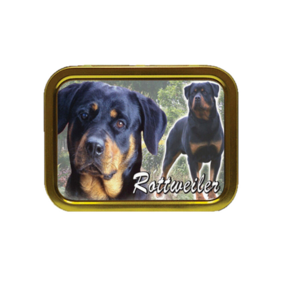 Rottweiler Dog Breed Tobacco Tin Gift & Smoking Products