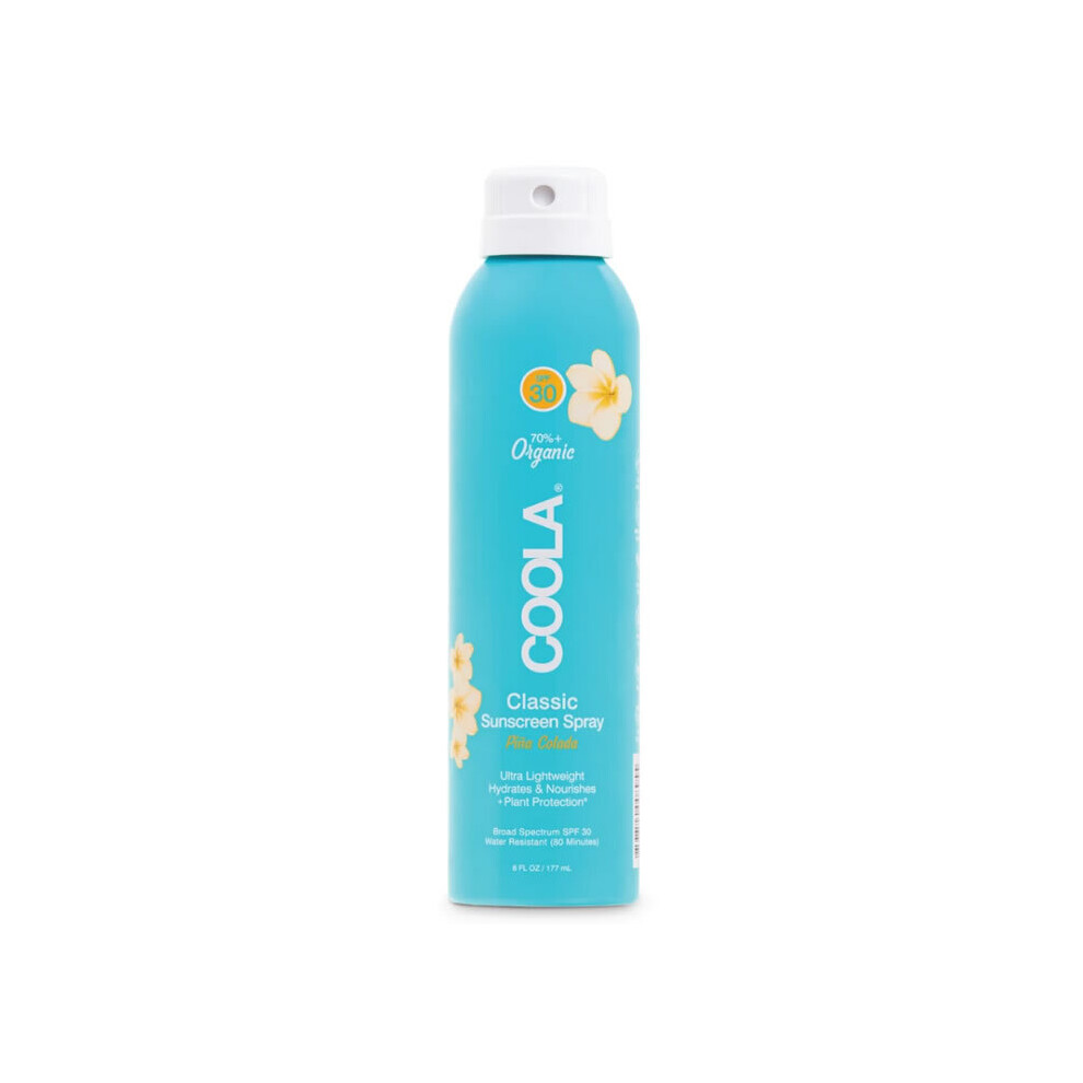 Coola Classic Body Organic Sunscreen Spray Spf30 Piã±A Colada 177Ml