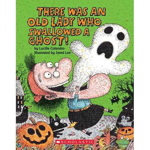 There Was an Old Lady Who Swallowed a Ghost!: A Board Book | Board book