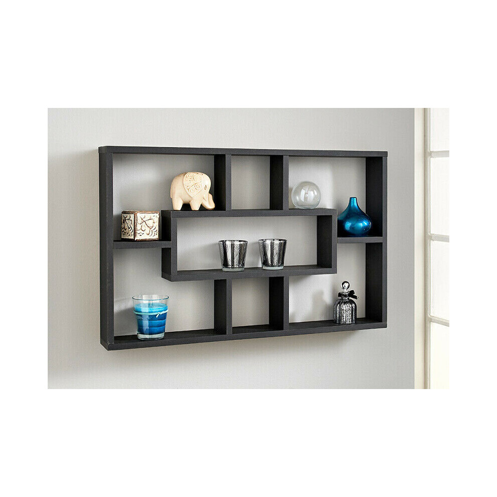 Stylish And Attractive Space Saving Multi-Compartment Wall Shelf G-0038