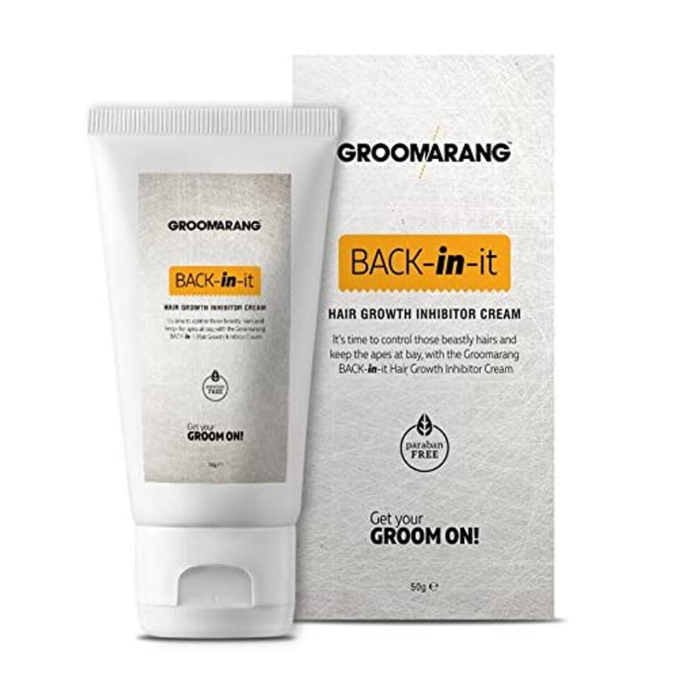 Groomarang Hair Growth Inhibitor Cream Permanent Body Hair Removal