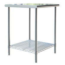 (600*600*800cm) Commercial Stainless Steel Kitchen Table Prep Work Bench Worktop With Mesh Shelf