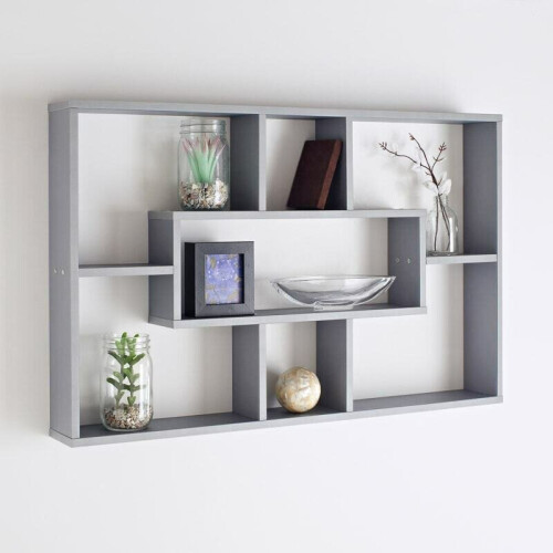 Spot On Dealz Stylish And Attractive Space Saving Multi-Compartment Wall Shelf G-0248