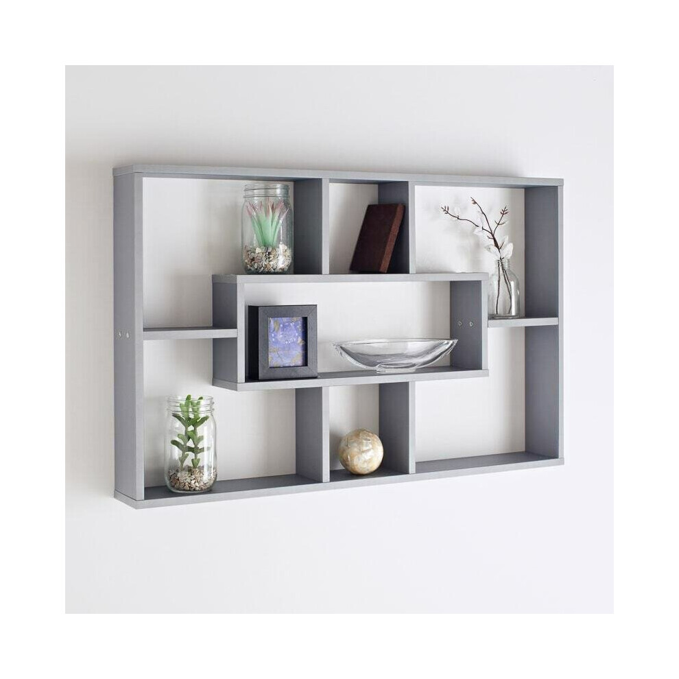Stylish And Attractive Space Saving Multi-Compartment Wall Shelf G-0248 5060538972496