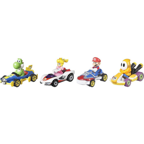 Mario Kart Hot Wheels 4 Pack