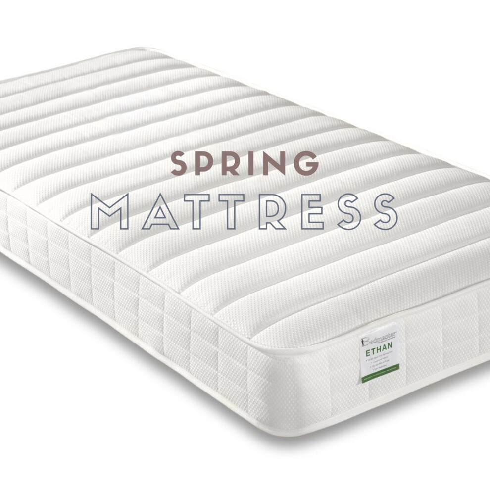 (Small Double) Ethan Quilted Low Profile Spring Mattress-image-OPC-P7NSNHG-NEW