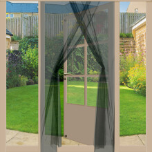 Magic Black Curtain Door Mesh Mosquito Fly Bug Insect Net Screen Protector