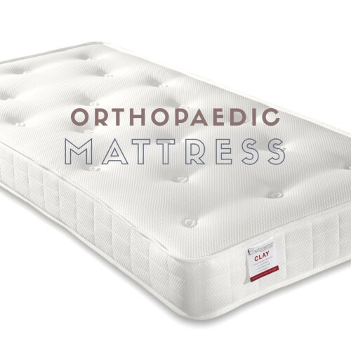 Bedmaster (Double) Clay Orthopaedic Low Profile Spring Mattress 1
