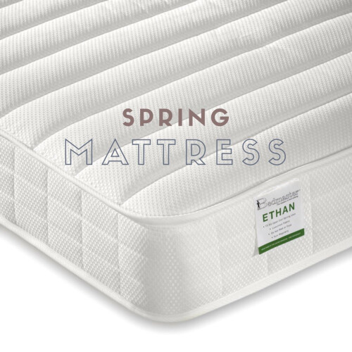 Bedmaster (Double) Ethan Quilted Low Profile Spring Mattress 1