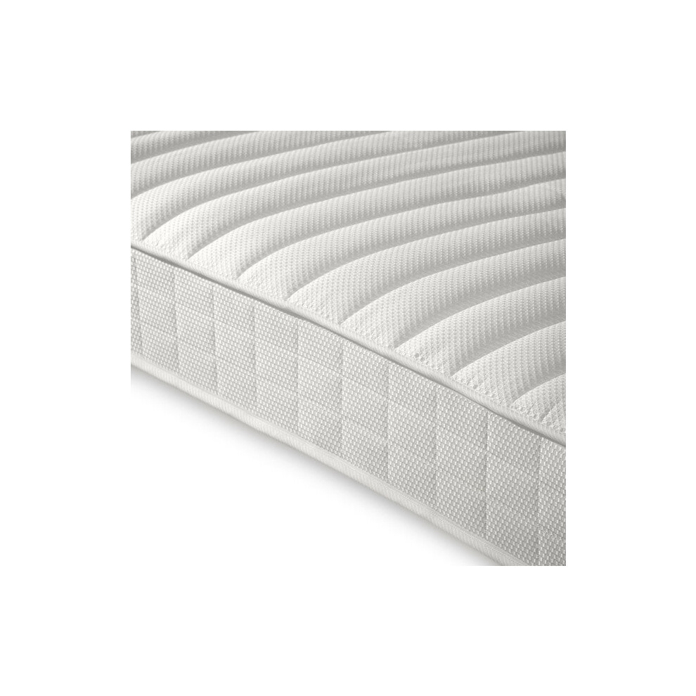 Bedmaster (Single) Theo Low Profile Pocket Sprung Mattress White