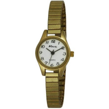 Ravel Women's Petit Round Watch on Stainless Steel Expandable Bracelet - Gold Tone
