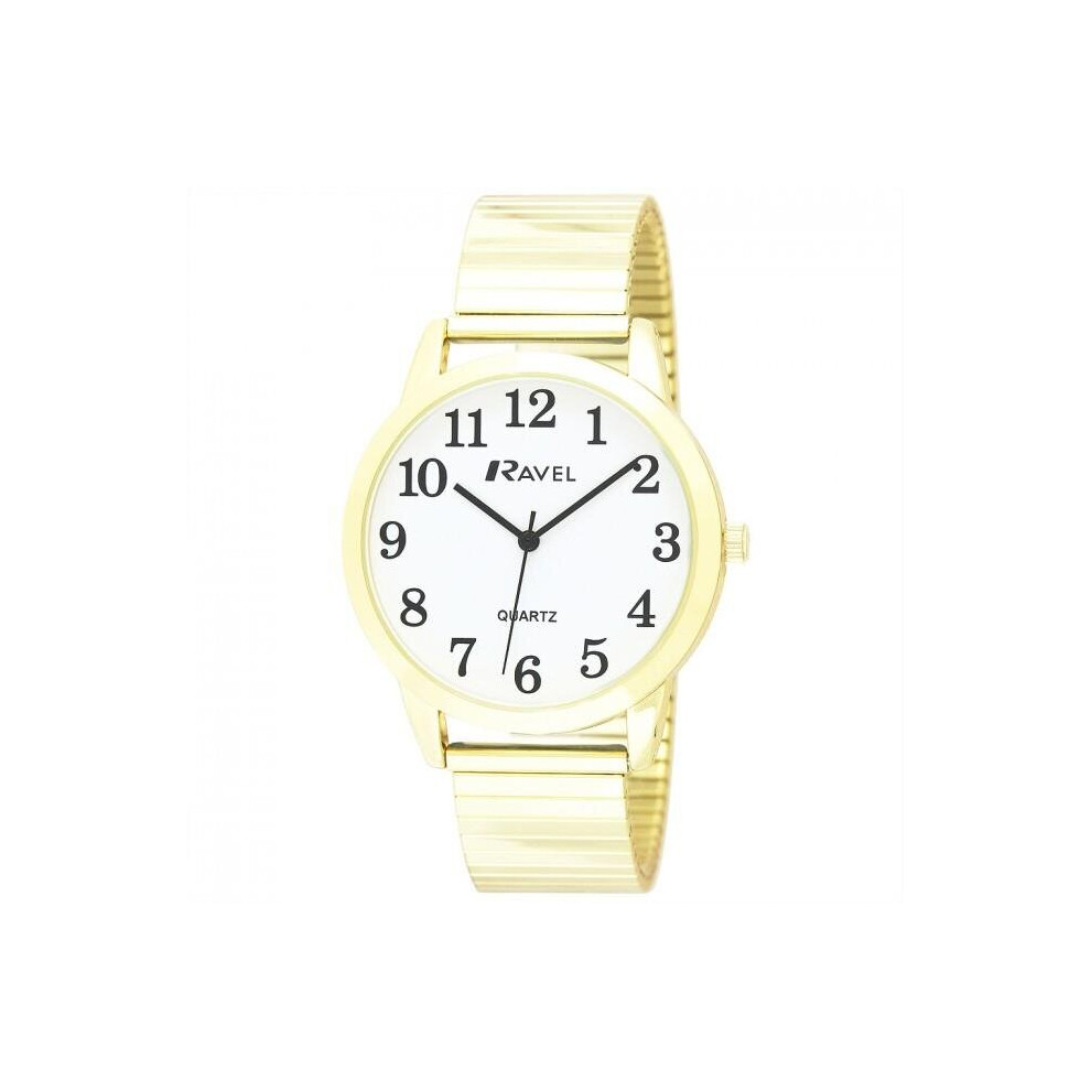 Ravel Mens Analogue Classic Quartz Connected Wrist Watch With Stainless Steel Strap R0232.02.1 Silver