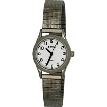 Ravel Ladies Clear Face Easy Read Expander Bracelet Watch