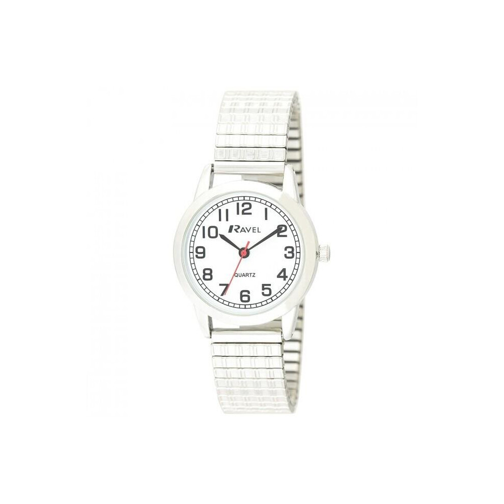 RAVEL Womens Analogue Classic Quartz Connected Wrist Watch with Stainless Steel Strap R0232.11.2